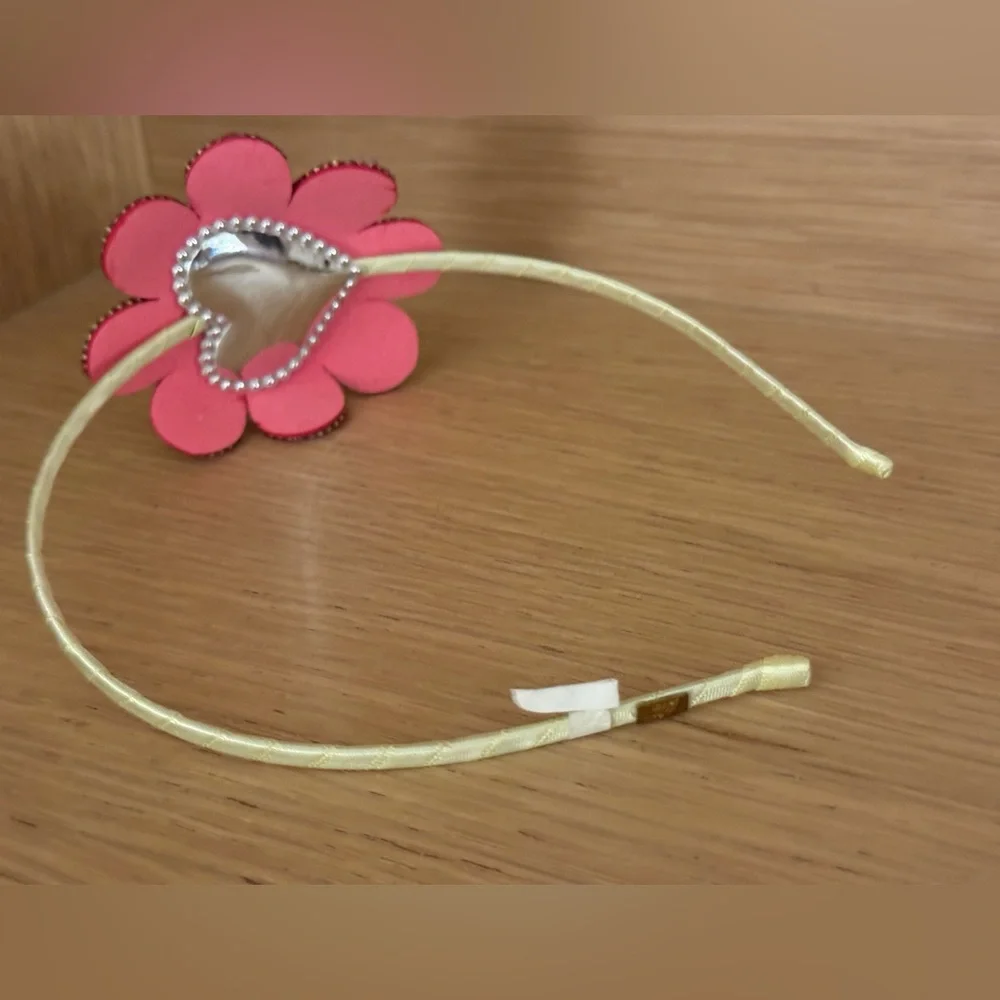 NEW BARI LYNN Girls Rhinestone Flower Headband